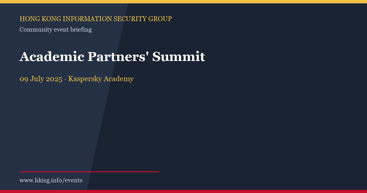 Programme banner for Academic Partners’ Summit