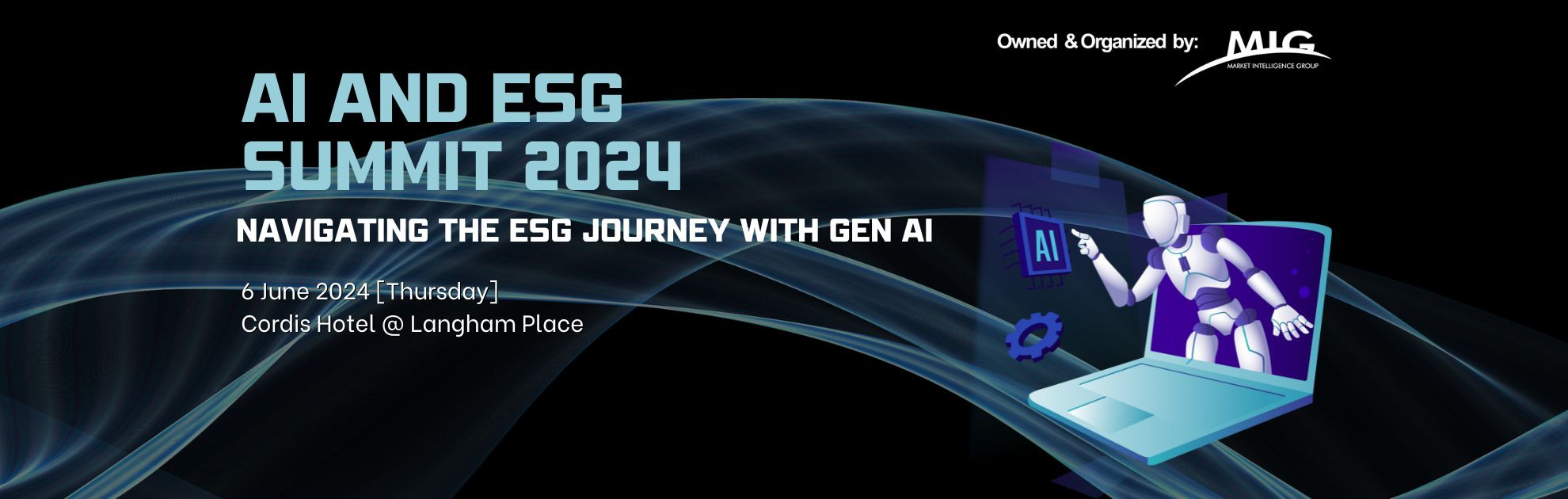 Programme banner for AI and ESG Summit 2024