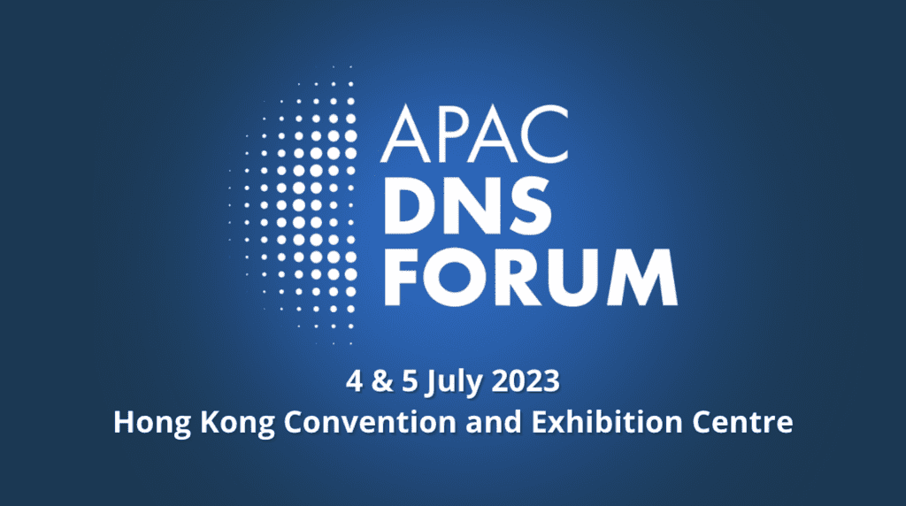 Programme banner for APAC DNS Forum 2023