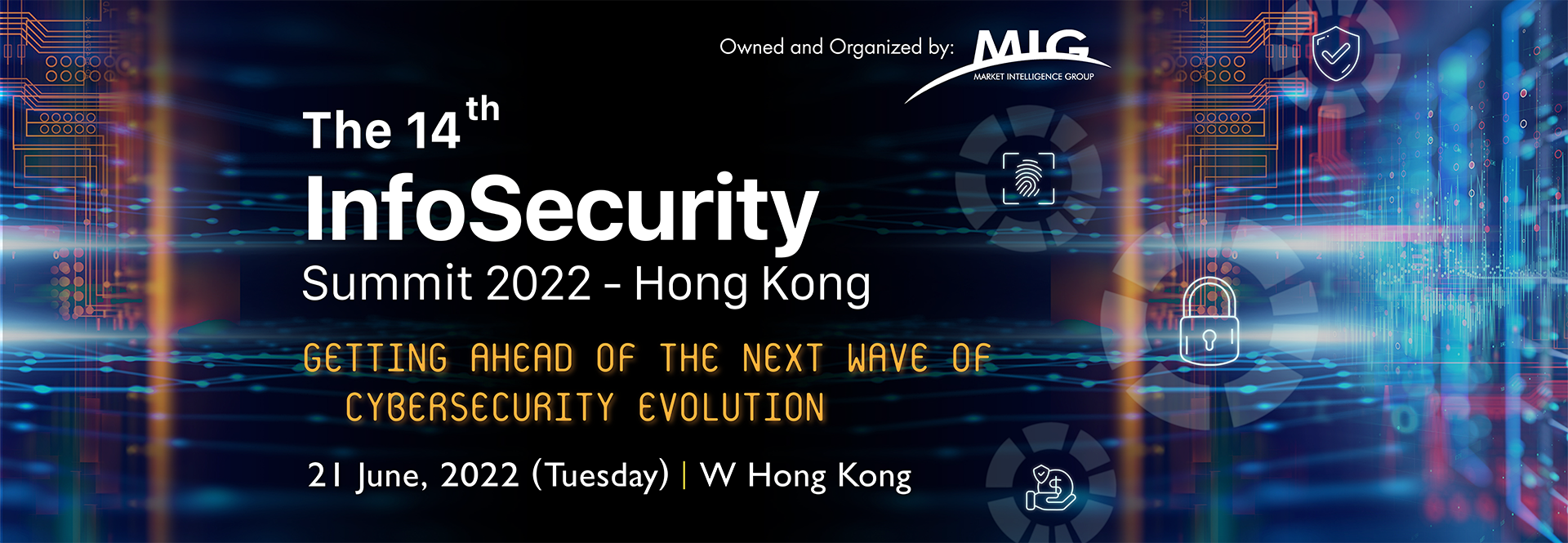Programme banner for The 14th InfoSecurity Summit 2022 [21 June, 2022 @ CORDIS Hong Kong]