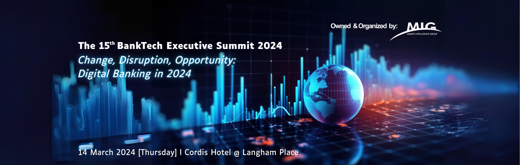 Programme banner for The 15th BankTech Executive Summit 2024