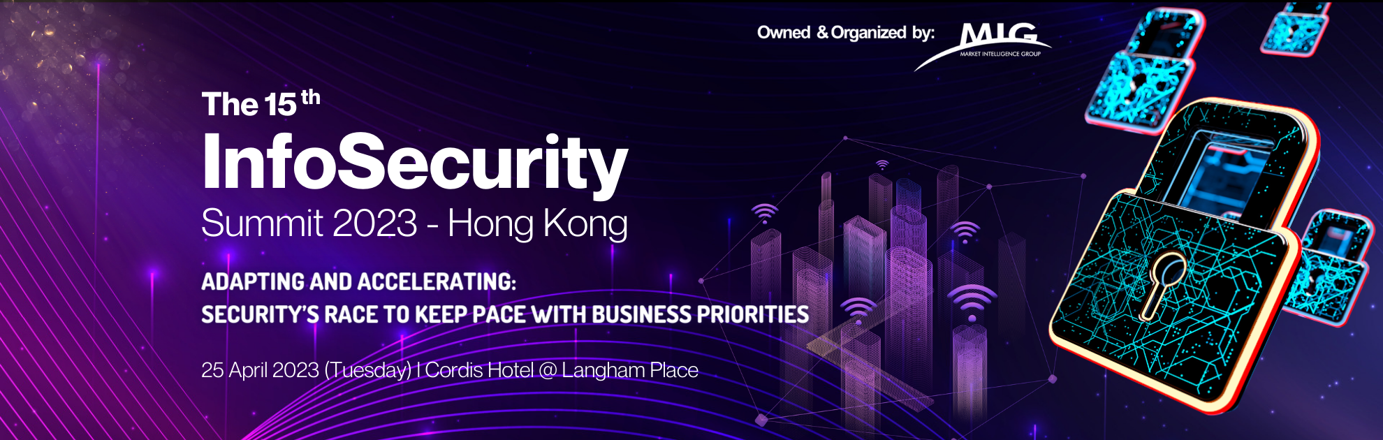 Programme banner for The 15th InfoSecurity Summit 2023 - Hong Kong