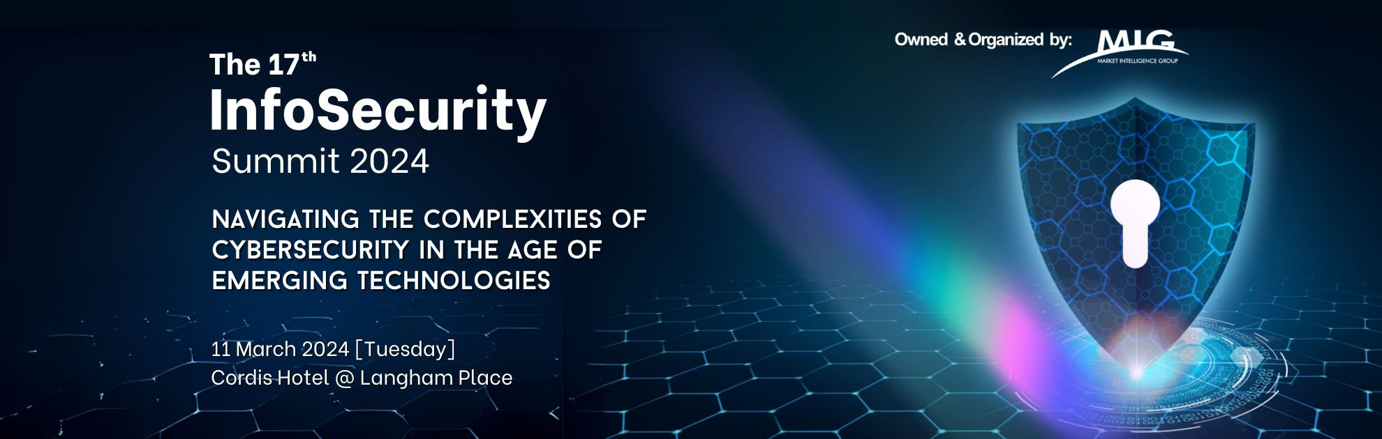 Programme banner for The 17th InfoSecurity Summit 2025